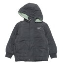 【DILASH/子供服/ディラッシュ/子ども服/ジュニア】 中綿タフタジャケット チャコール(CH)