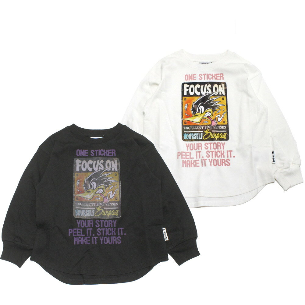 【オフィシャルチーム 子供服 OFFICIAL TEAM】 360度ストレッチ ステッカー柄Tシャツ