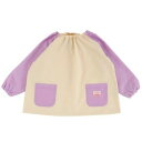 【オーシャンアンドグラウンド/子供服/ベビー/キッズ/ジュニア/ocean&ground】 バイカラースモック クリーム(CR)