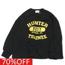 【子供服 フォブ FOV キッズ】 セール 【70%OFF】 HUNTER トレーナー ブラック(BK)