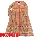 【子供服 親子 ゴートゥーハリウッド GO TO HOLLYWOOD 】 セール 【30%OFF】 インドライクプリント OP 15ORオレンジ