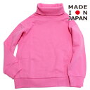 【子供服 MOUN TEN. マウンテン ジュニア MOUNTEN】 あす楽 organic sweat ハイネック ピンク