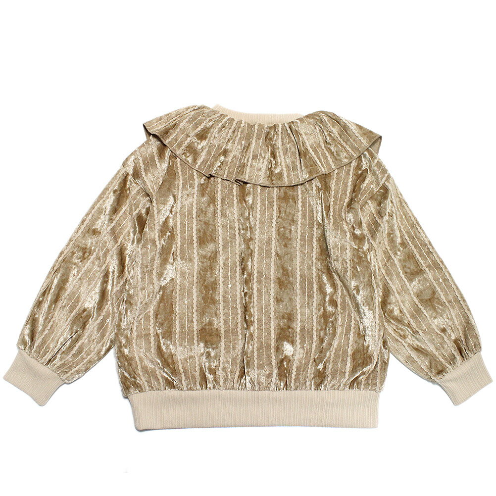 【ニードルワークス NEEDLE WORKS】 セール 【50%OFF】 【NeWo】ベロアプルオーバー ベージュ