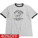 【チャンピオン/メンズ/レディース/Champion】 セール 【40%OFF】 ショートスリーブリンガーTシャツ ブラック(90)
