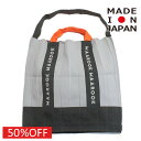 【マルーク 子供服 maarook 女の子 親子 ガールス ベビー ベビーギフト】 セール 【50%OFF】 再生PET蛍光ハンドルニットトートバッグ グレー(...