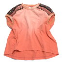 【子供服 親子 ゴートゥーハリウッド GO TO HOLLYWOOD 】 ビンテージフウ チロリアンテープツカイ ノースリーブ TEE 15ORオレンジ(4)