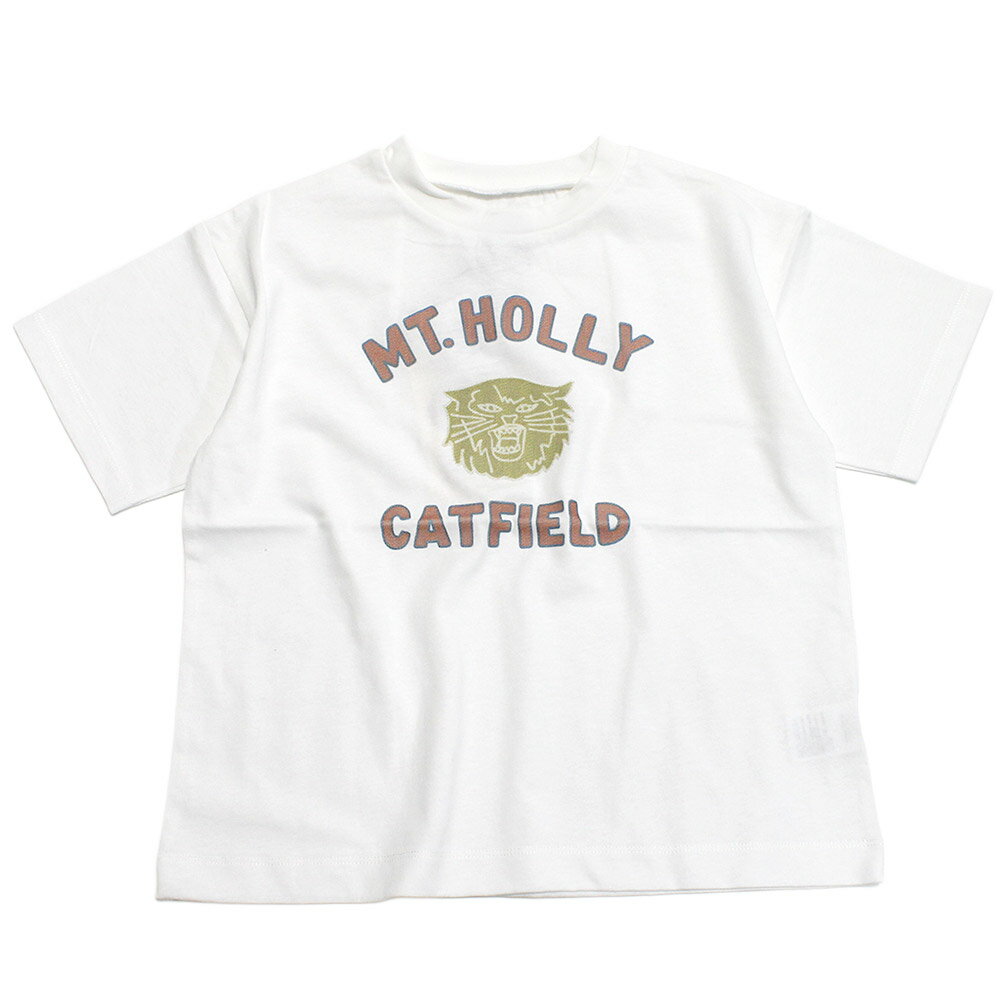Rakuten - 【オーシャンアンドグラウンド/子供服/ベビー/キッズ/ジュニア/ocean＆ground】 フロッキープリントTシャツ ホワイト(WH)