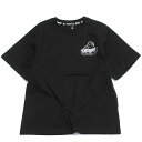 【キッズ エクストララージ XLARGE KIDS 子供服 エックスラージ】 OGゴリラ&立体ロゴ半袖Tシャツ クロ(80)(4)