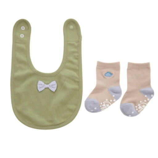 【オーシャンアンドグラウンド/子供服/ベビー/キッズ/ジュニア/ocean&ground】 【La stella/ラステラ】スタイ&ソックスギフトSET ライトグリーン(LG) 【オーシャンアンドグラウンド/子供服/ベビー/キッズ/ジュニア/ocean&ground】 【La stella/ラステラ】スタイ&ソックスギフトSET ライトグリーン(LG)