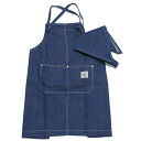 楽天子供服サーカス【オーシャンアンドグラウンド/子供服/ベビー/キッズ/ジュニア/ocean&ground】 あす楽 BLUE BLUE エプロンSET デニム（DM）