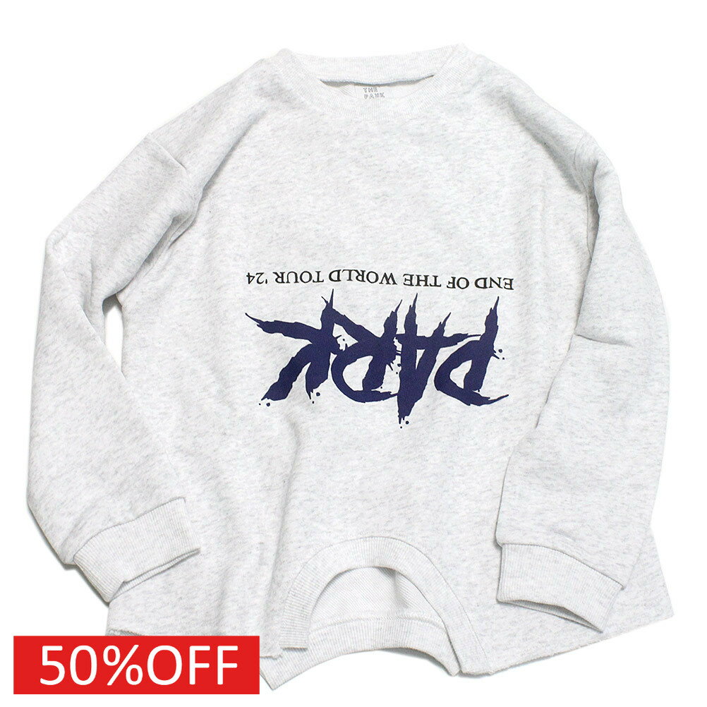 【キッズ THE PARK SHOP 子供服 ザ・パークショップ こども服 ジュニア】 セール 【50%OFF】 PARK TOUR クルー ホワイト