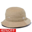 【ニューエラ/メンズ/New Era/帽子/キャップ】 セール 【40%OFF】 NEWERA MICRO CORDUROY BUCKET HAT ライトベージ...