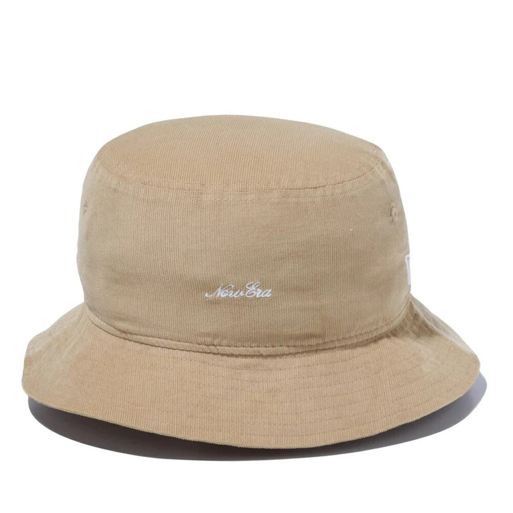 【ニューエラ/メンズ/NEW ERA/帽子/キャップ】 あす楽 NEWERA MICRO CORDUROY BUCKET HAT ライトベージュ