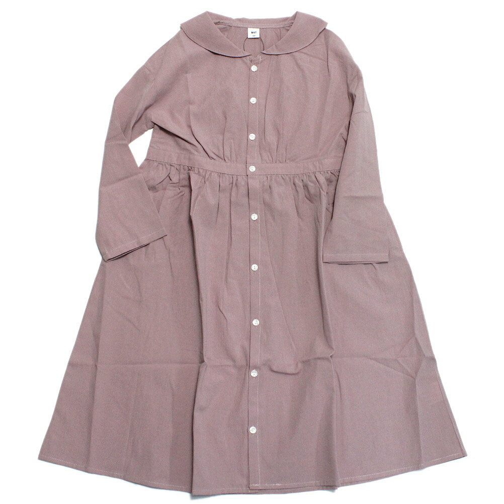 【NHT/エヌエイチティー/女の子/保育園着/子供服/キッズ】 セーラーワンピース ラベンダー(LV