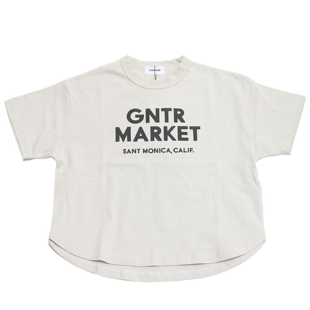 Rakuten - 【子供服 ジュニア 親子 GENERATOR ジェネレーター】 セール 【50%OFF】 GNTR MARKET Tシャツ サンド(SD)