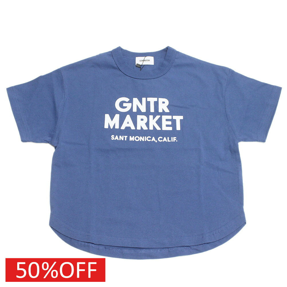  セール  GNTR MARKET Tシャツ ブルー(BL)