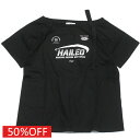 【アルジー/algy/JS/ガールズ/ジュニア/女の子】 セール 【50%OFF】 ゲームワンショルダーTシャツ ブラック(BK)