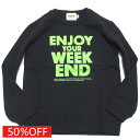 【子供服 ハイキング highking highkinggirl ハイキングガール ジュニア 男の子 】 セール 【50%OFF】 enjoy スウェット ネイ...