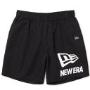 【ニューエラ/メンズ/New Era/帽子/キャップ】 STRETCH NYLON SHORT PANTS【Performance Apparel】 ブラックホワイト