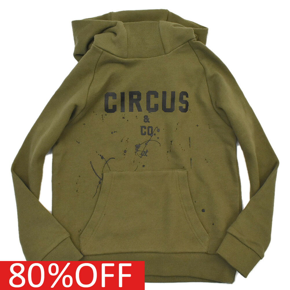 楽天子供服サーカス【CIRCUS&CO/サーカスアンドコー/子供服】 セール 【80％OFF】 あす楽 Circus＆Co　パーカー カーキ