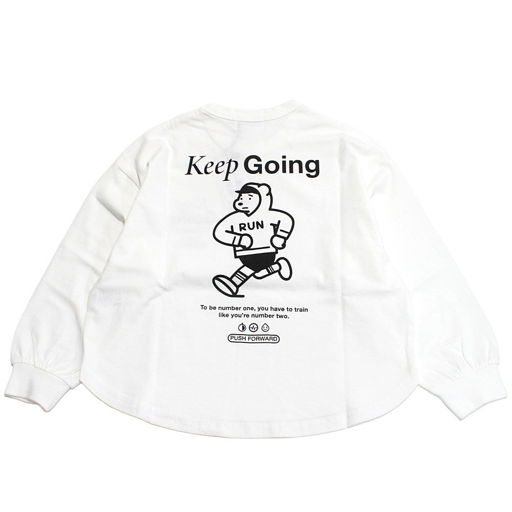 Rakuten - 【子供服 ジュニア 親子 GENERATOR ジェネレーター】 Keep Going L/S Tシャツ ホワイト(WH)
