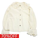 【デニム&ダンガリー DENIM DUNGAREE デニムダンガリー DD 子供服 親子 】 セール 【70%OFF】 シーチングフンワリカラーブラウス 11O...