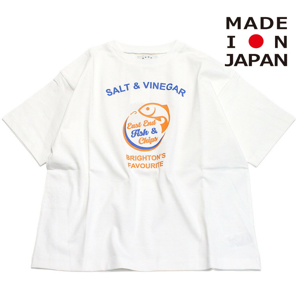 Other - イ-ストエンドハイランダーズ 子供服 日本製 EAST END HIGHLANDERS Fish＆ChipTシャツ ホワイト(WHT)
