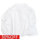 【子供服 アンディニー undeny. キッズ レディース 女の子】 セール 【30%OFF】 フリルギャザーブラウス ホワイト(WH)