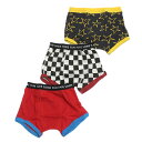 【アンパサンド/子ども服/ampersand/子供服/ベビー/出産祝い】 3Pボクサーパンツ チェック×レッド×チャコール