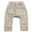 【1+in the family ワンモアインザファミリー ベビー服】 SALVIフリースニットパンツ ベージュ(BEG)