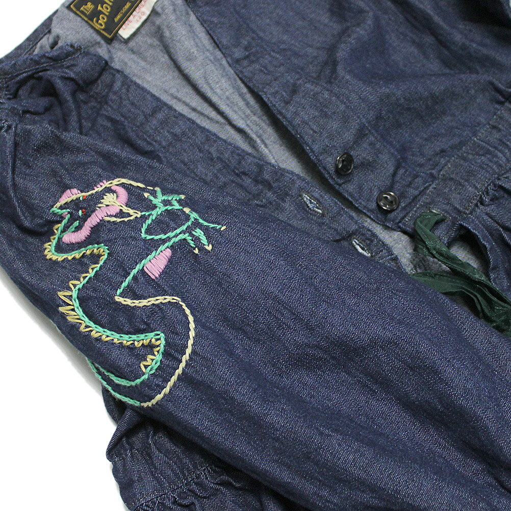 【子供服 親子 ゴートゥーハリウッド GO TO HOLLYWOOD 】 セール 【70%OFF】 デニム フレア JK 4NV紺