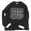 【JEANS.B/ジーンズベー/子供服】 BREADロングTシャツ ブラック(BK)(4)