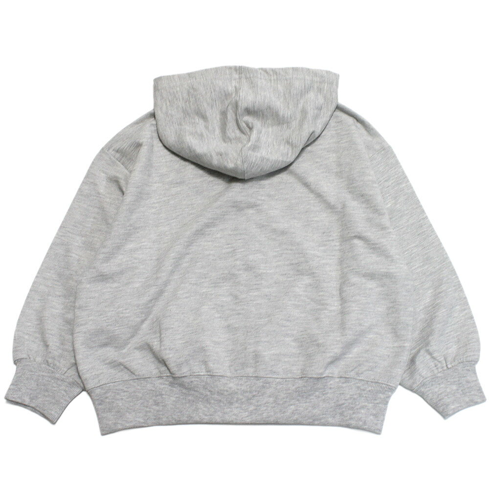 【子供服 ジュニア 親子 GENERATOR ジェネレーター】 ジップパーカー 杢グレー(TG)