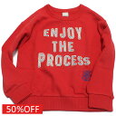 【DILASH/子供服/ディラッシュ/子ども服/ジュニア】 セール 【50%OFF】 ロゴトレーナー レッド(RR)