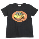 【グルーヴィーカラーズ groovy colors ジュニア 子供服】 あす楽 テンジク RETRO CAR TEE 2BK黒