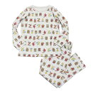 【オーシャンアンドグラウンド/子供服/ベビー/キッズ/ジュニア/ocean&ground】 BOY’Sソウガラ長袖パジャマ レッド(RD)