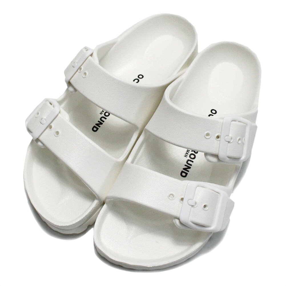 【オーシャンアンドグラウンド/子供服/ベビー/キッズ/ジュニア/ocean&amp;ground】 ライトサンダル オフホワイト(OW)