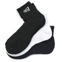 【ニューエラ　キッズ/NEW ERA KIDS/帽子】 あす楽 3PAIRS ANKLE SOCKS(MALTI) マルチ