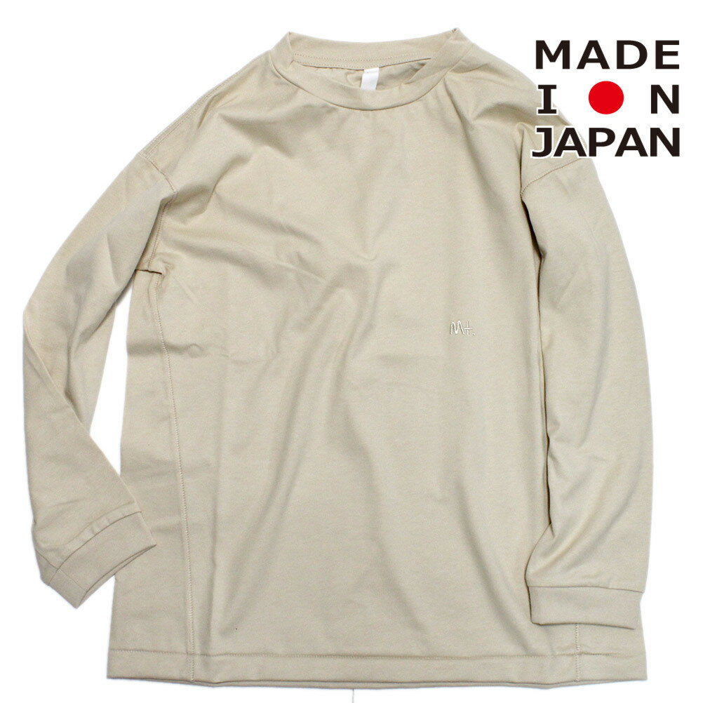 【子供服 MOUN TEN. マウンテン ジュニア MOUNTEN】 あす楽 organic logo longsleeve Tシャツ サンド