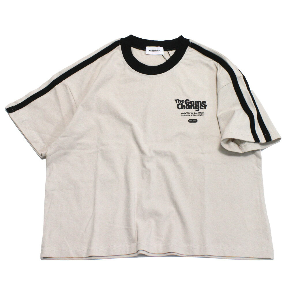 Rakuten - 【子供服 ジュニア 親子 GENERATOR ジェネレーター】 GAME CHANGER Tシャツ サンド(SD)