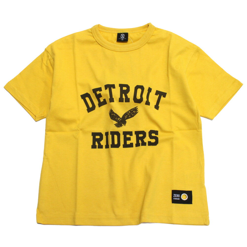 Rakuten - 【ZERO standard/子供服/ゼロスタンダード】 DETROIT RIDERS Tシャツ イエロー(YE)