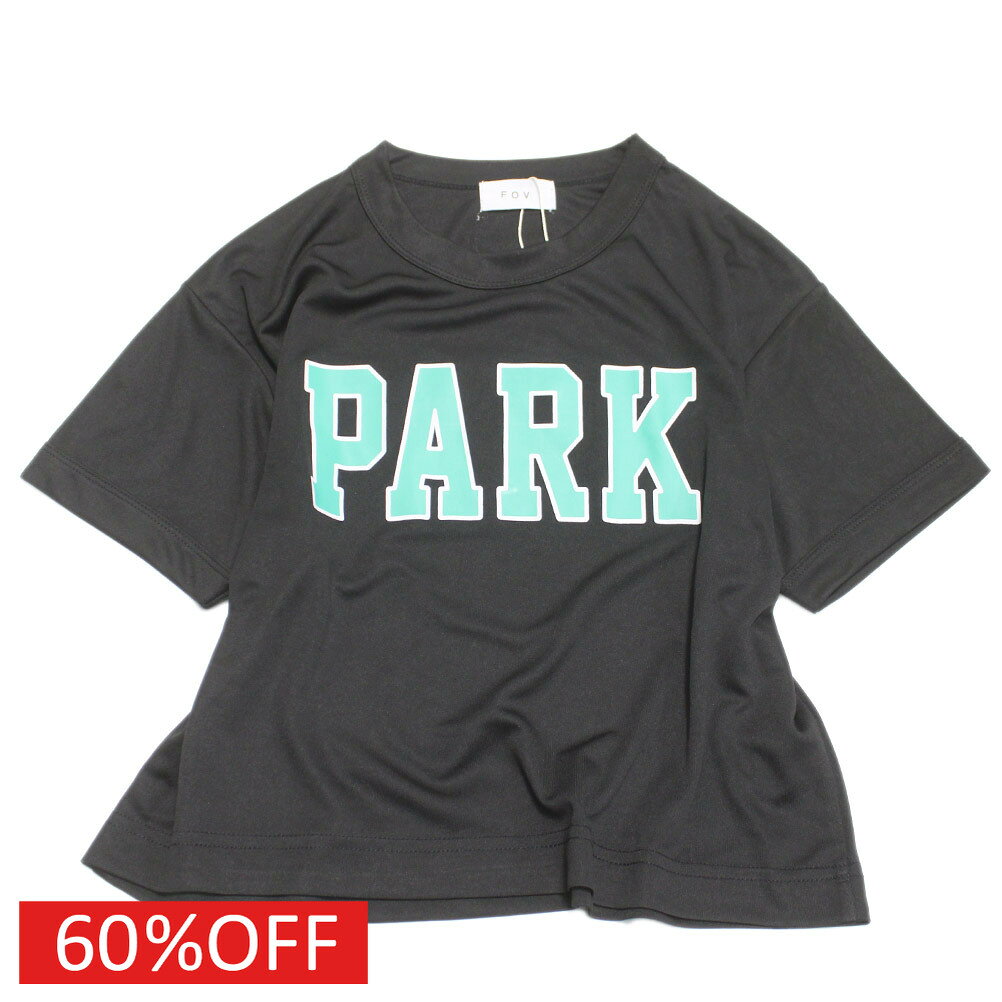T-Shirts （Half Sleeves） - 【子供服 フォブ FOV キッズ】 セール 【50%OFF】 PARK ドライTシャツ ブラック(BK)