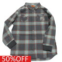 【クリフメイヤー KRIFF MAYER/KRIFFMAYER KIDS クリフメイヤーキッズ 子供服 ジュニア】 セール 【50%OFF】 ハッピーネルシャツ...