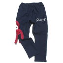 【ジャム/JAM/子供服/キッズ】 ヌイグルミテンチョー サルエルスリムパンツ ネイビー