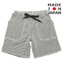 【子供服 MOUN TEN. マウンテン ジュニア MOUNTEN】 bicolor waffleショーツ エクリュー×チャコール