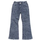 【子ども服/エルコペック/L.COPECK/キッズ/ジュニア】 ハイSTデニムフレアパンツ ブリーチ(10)