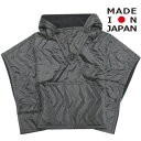 【子供服 MOUN TEN. マウンテン ジュニア MOUNTEN】 あす楽 reversible poncho フーディー チャコール