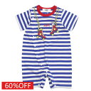 【エックスガール エックスガールステージズ X-GIRL STAGES 子供服 女の子】 セール 【50%OFF】 キラッキーモチーフ半袖カバーオール ブルー(...