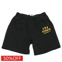 【子供服 フォブ FOV キッズ】 セール 【50%OFF】 スウェットショートパンツ ブラック(BK)