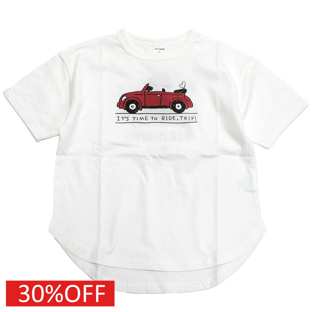 Rakuten - 【SECONDセカンド/子供服/アウトドア/カジュアル/キッズ/ジュニア】 セール 【30%OFF】 WEST ADVENTURE Tシャツ オフホワイト(OW)